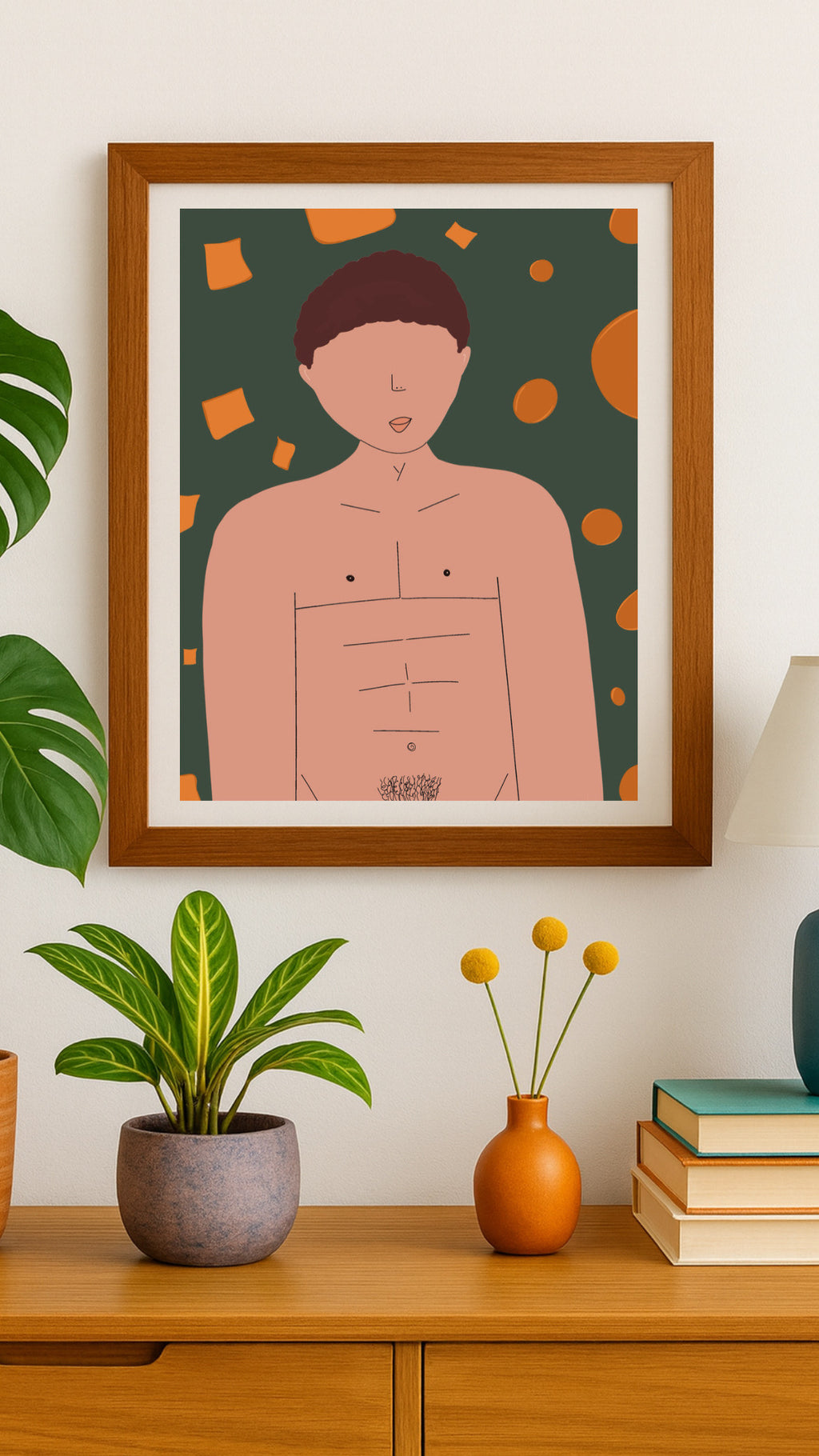 Nudo e vero - Stampa artistica illustrata